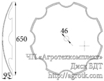 Диск бороны БДТ